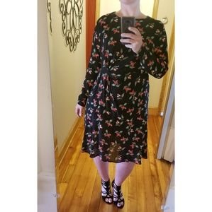 h&m cherry dress